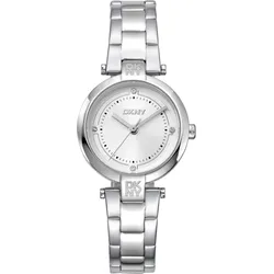 DKNY Essentials mini silver stainless steel DK1L043M0045 - weiß,silber - 28mm