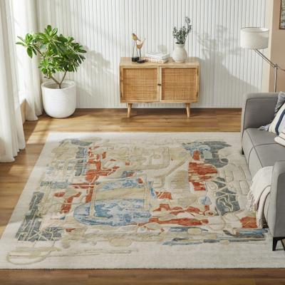 Katie Merz Studio Glyphs Abstract Handcrafted Wool Area Rug