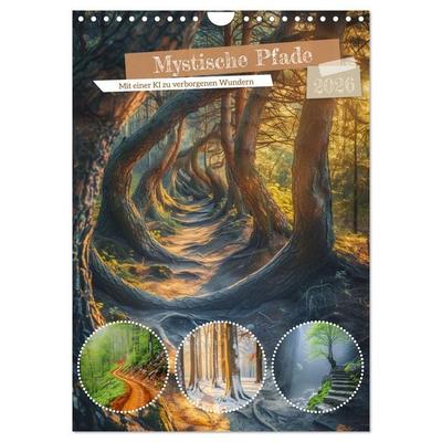 Mystische Pfade (Wandkalender 2026 DIN A4 hoch), CALVENDO Monatskalender