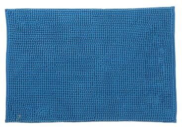 IH Casa Decor Solid Color Cheniile Bath Mat 20X28 Blue