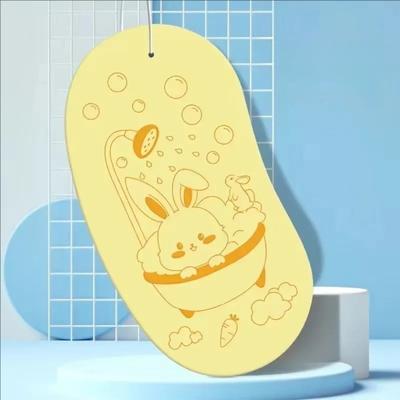 Inspire Daily Merch Relax Exfoliating Sponge Soft Bath Sponge Body Scrub Bast Wisp Massage Brush Skin Care yellow