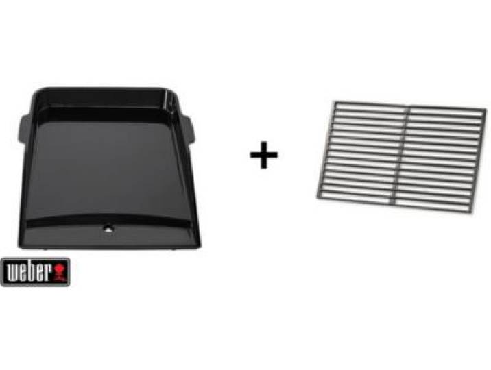 Weber - Plancha Pour Barbecue Genesis 3 Bruleurs + 1/2 Grille