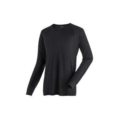 Shirt & Hose MAIER SPORTS "Adrian", Herren, Gr. S, schwarz, 100% Polyester, KOB Set-Artikel, Herren Ski-Wäsche-Set, Funktionswäsche, Lange Unterhose + Unterhemd