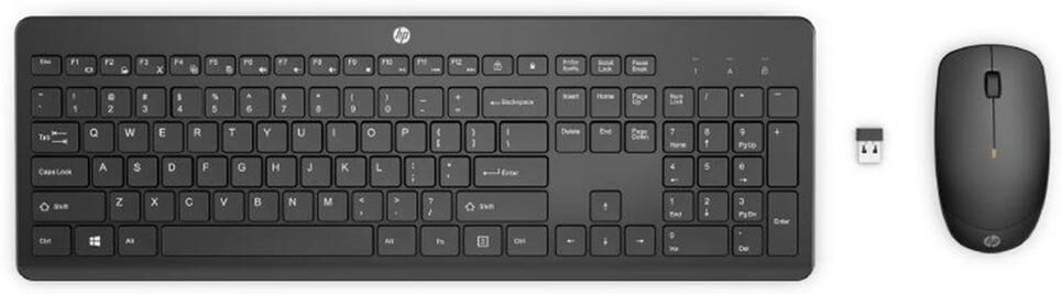 Teclado + raton hp inalambrico 230 negro