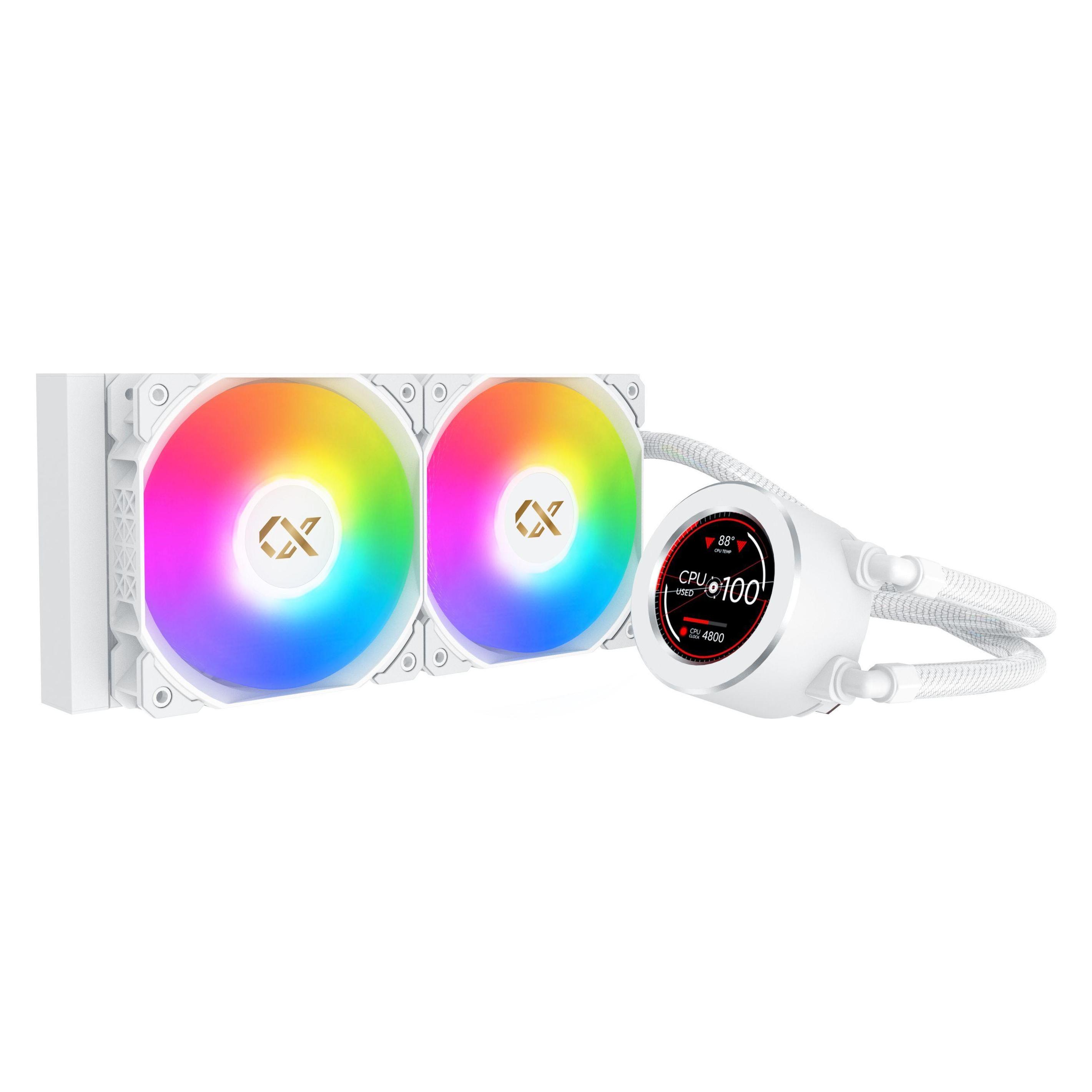 Xigmatek Kit Watercooling AIO Frozr-O II RGB - 240mm (Blanc) (EN40436)