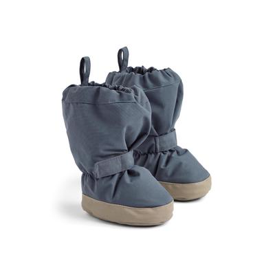 Stiefel WHEAT "WHEAT Outerwear Booties", Mädchen, Gr. 74, blau (grau blau), Nylon, unifarben, Schuhe Stiefel
