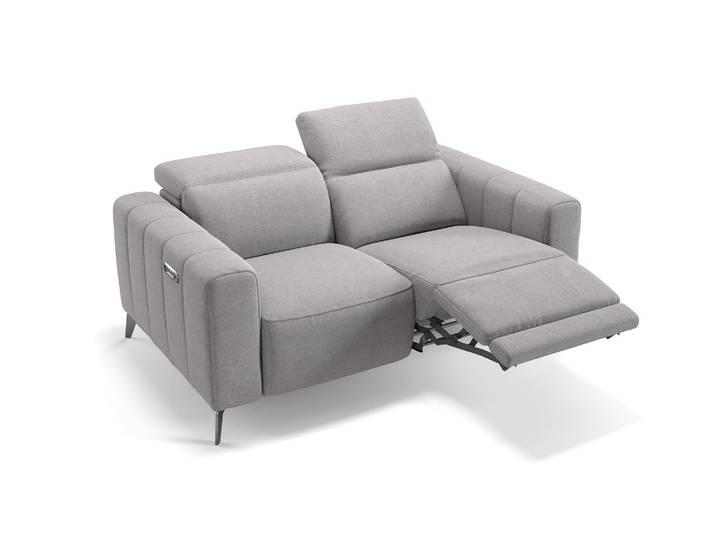 2-Sitzer Couch PALERMO Stoffsofa Elegant