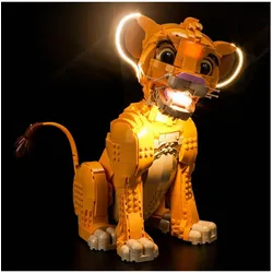 BrickBling LED Licht Set für LEGO Simba, der junge König der Löwen (43247)