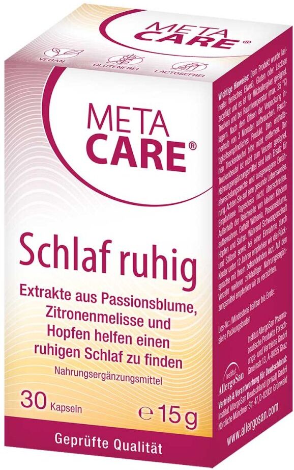 Meta Care Schlaf Ruhig Kapseln 30stk