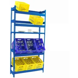 SimonRack Getränkekistenregal 12 Kisten, 2000x1000x300 mm, Kistenregal, Blau - Simonbottle