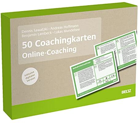 Dennis Sawatzki - 50 Coachingkarten Online-Coaching: Das Methodenset für digital gestützte Beratung. Mit 16-seitigem Booklet. Inklusive digitaler Version - Preis vom 18.10.2026 15:28:09 h