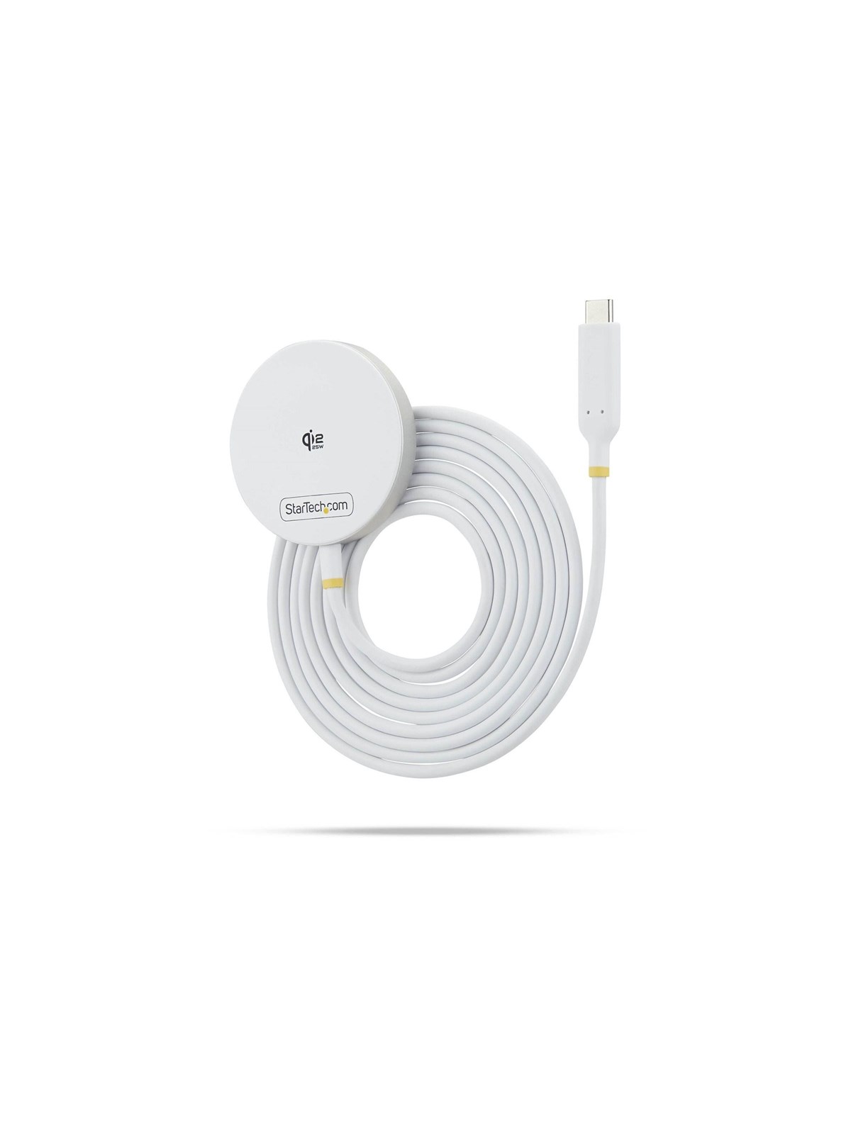 StarTech.com Startech wireless charging pad - Qi 2.2 magnetic with USB-C tethered cable MagSafe - 25 watt