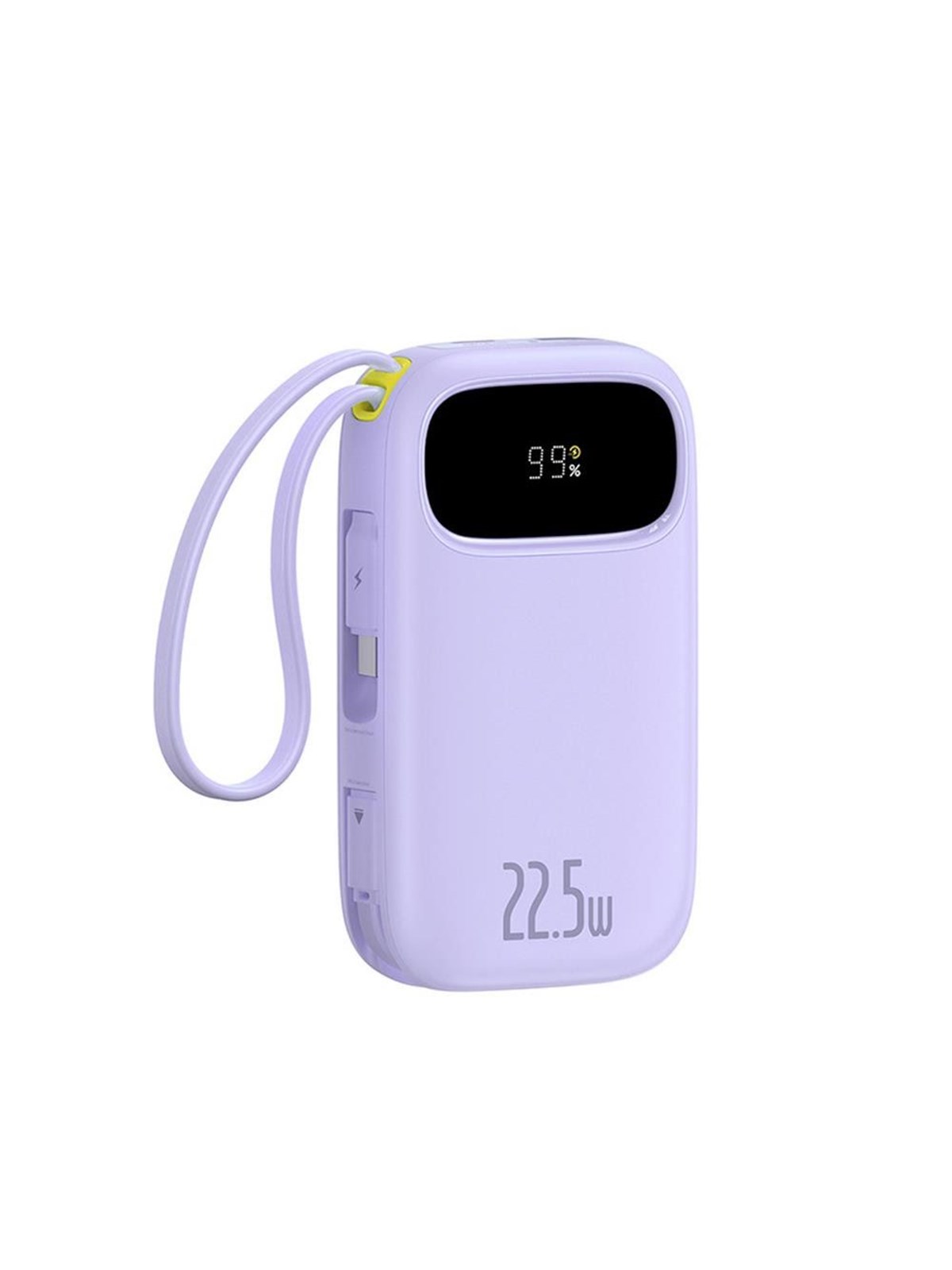 Baseus EnerFill FC21 Qpow 3 Ultra 20000mAh 22.5W Powerbank with Digital Display and Cable Included - Purple - 20000 mAh