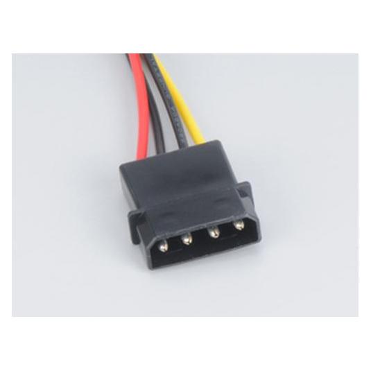 Akasa Stromadapter 4-Pol Molex an 2x SATA - 30cm (30 cm, 15 pin S-ATA) (AK-CBPW01-30)