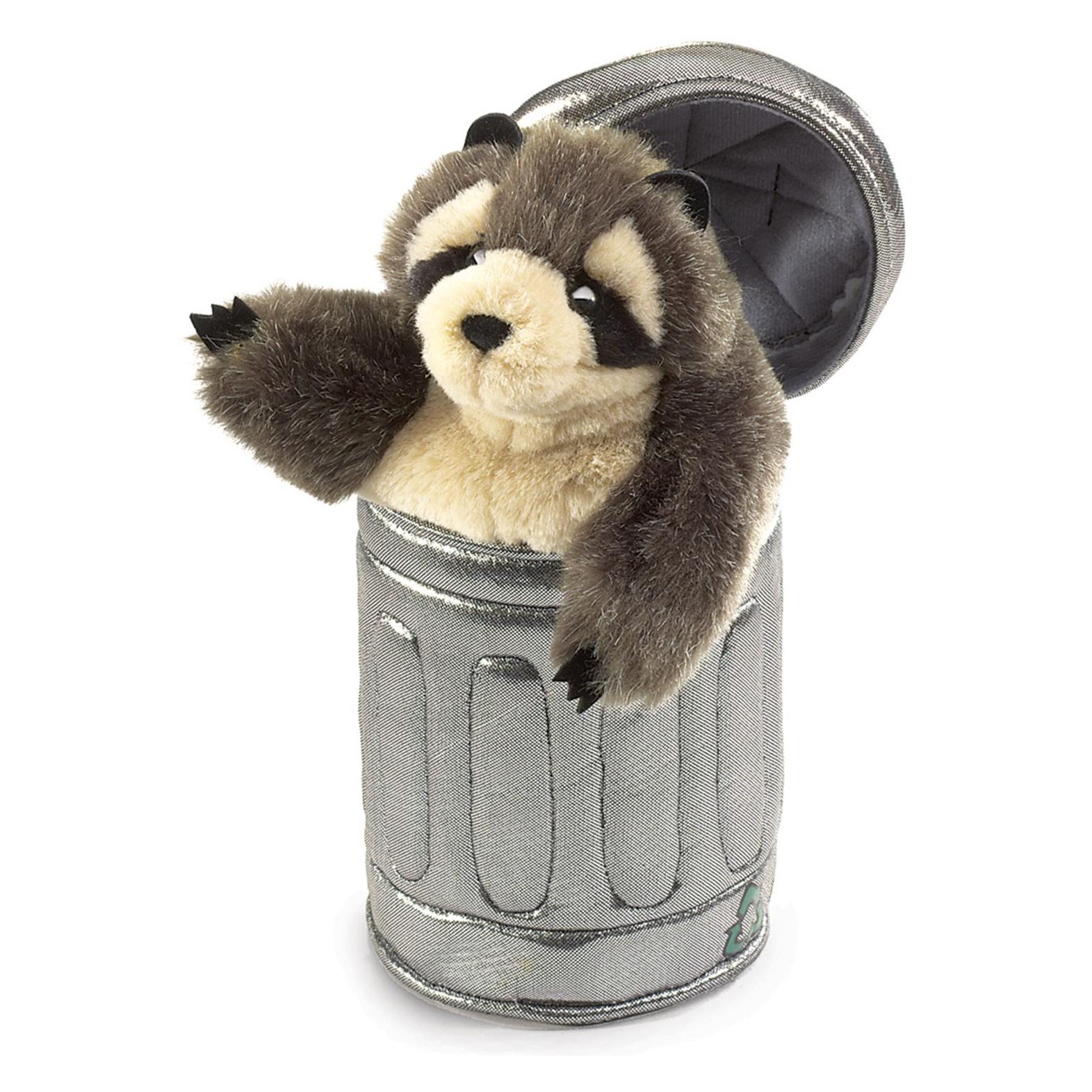 Folkmanis Waschbär im Mülleimer (2321)