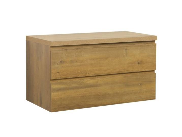 Meuble de salle de bain Angela 90cm - chene – Armoire de rangement