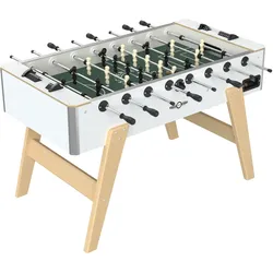 Deutscher Meister Tischfußball Kickertisch "PROFILINE 2.0",weiß,