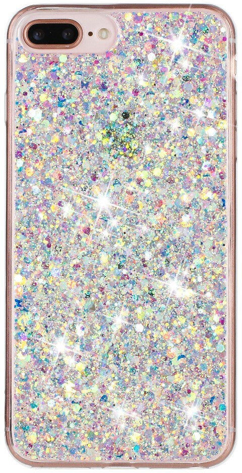 EIDERWOOD iPhone 8 Plus / 7 Plus / 6 (s) Plus Glitter Bagside Cover - Hvid