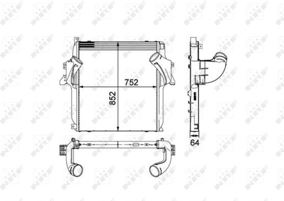 Nrf Ladeluftkühler 30905 Für Mercedes