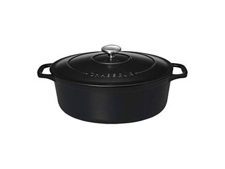 Chasseur - Gusseisen Bräter oval 31 cm - 6,0 L - Schwarz 4731