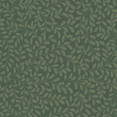 Graham & Brown Gilded Leaf Olive Wallpaper