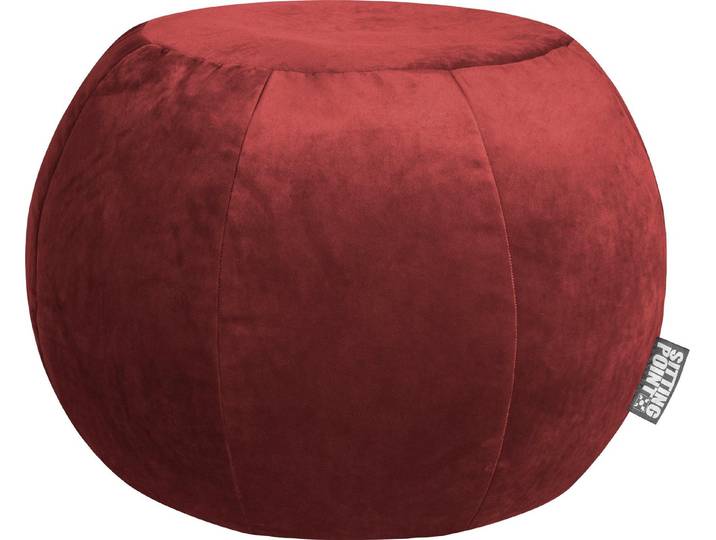 Sitting Point Sitzsack Sitzhocker Plump VELUTO, mit Innensack