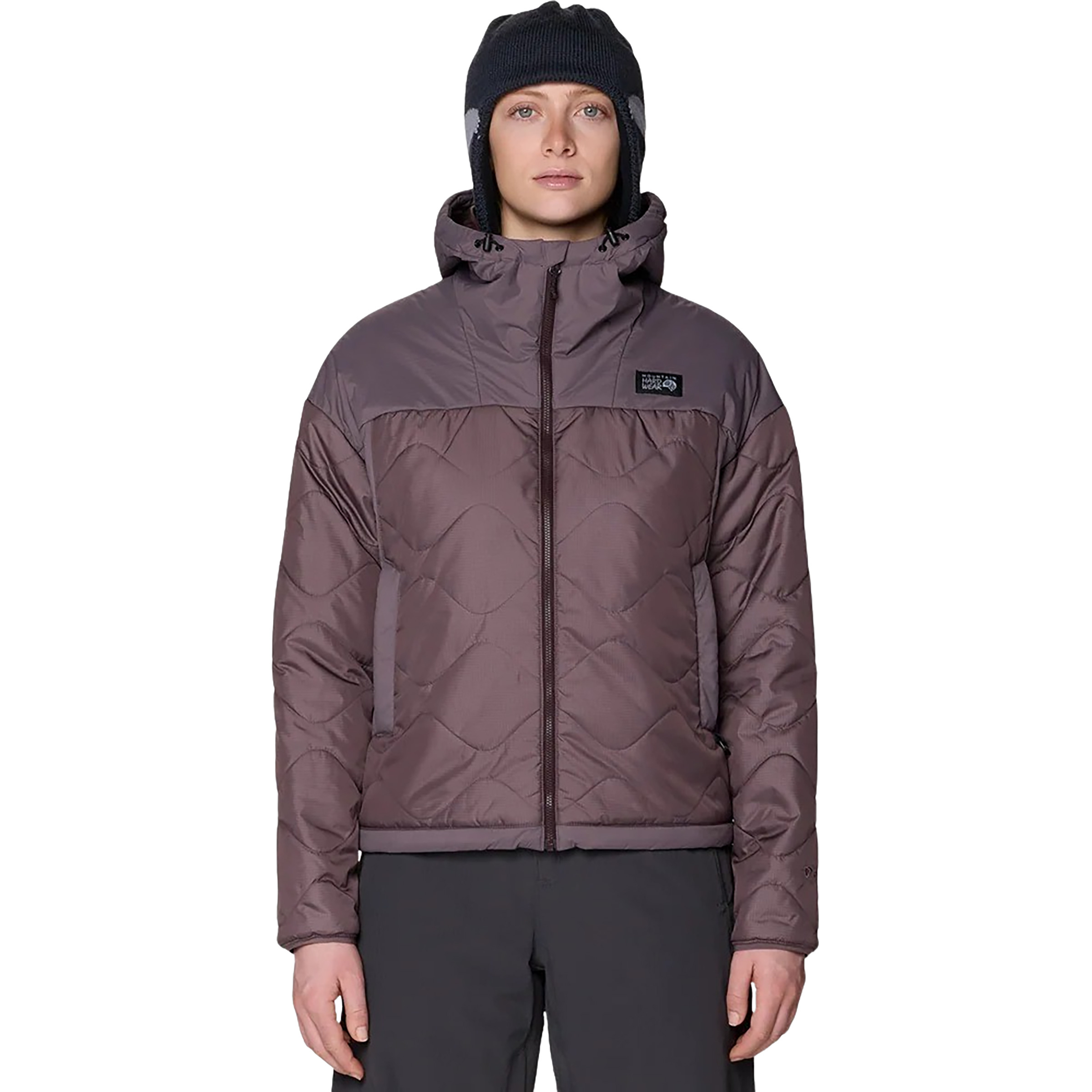 Mountain Hardwear Après Pro Insulated Damen Isolationsjacke lila Größe M Trekking Isolierend