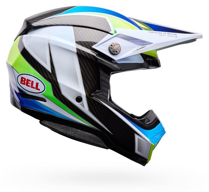 Bell Moto-10 Grille Sphérique Ece [Blanc/Bleu] taille: XL