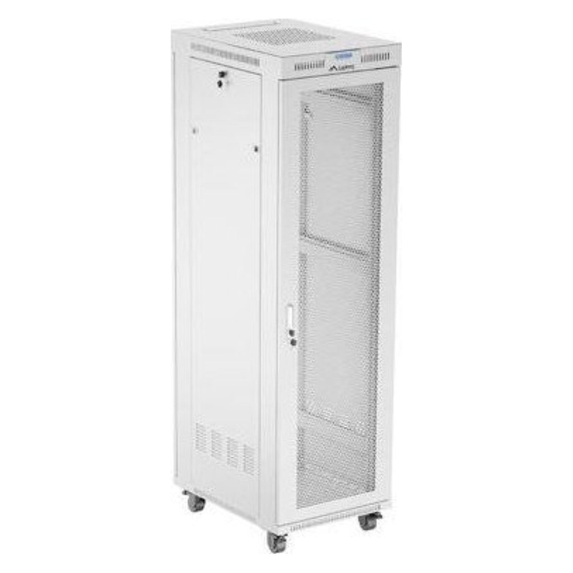 Lanberg rack cabinet 42U 600x800 mesh (42 HE, 19 Zoll Rack) (FF01-6842-23SL)