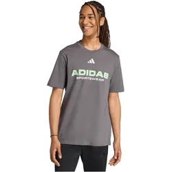 adidas House of Tiro Linear Graphic T-Shirt Herren KE4033 - grey five L