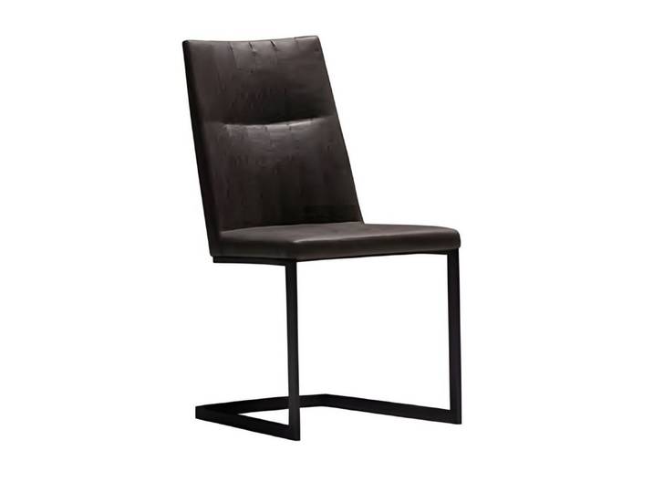 Xlmoebel Esszimmerstuhl Schwarzer Metallstuhl im klassischen Design von XLMOEBEL, Made in Europa