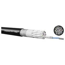 Kabeltronik 8308H1500 Multicorekabel Computronic CF11 8 x 0.15 mm² Schwarz 100 m