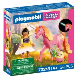 PLAYMOBIL 72218 Fantasy & Magic Sammeleinhorn Morgentau mit Fee
