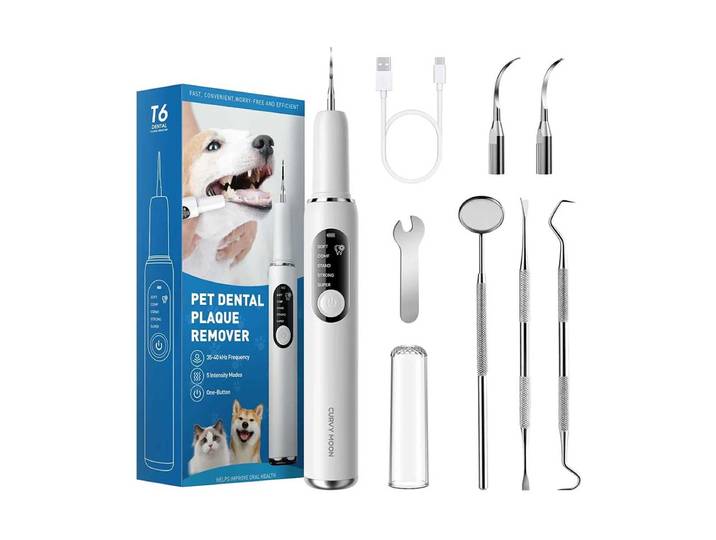 Curvy Moon T6 Ultrasonic Zahnreiniger für Hunde & Katzen