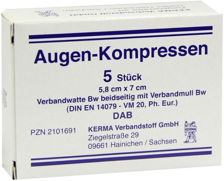 Augenkompressen unsteril 5,8x7cm