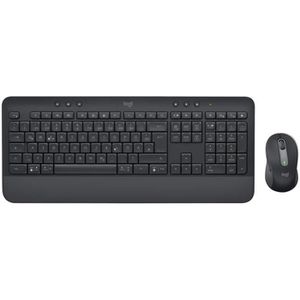 Logitech Tastatur Wireless Combo Signature MK650, mit Funkmaus und Handballenauflage, Logi Bolt