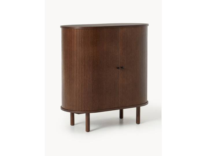 Bar-Schrank Calary mit geriffelter Front