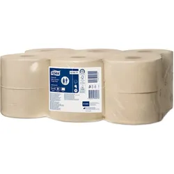 Tork Mini Jumbo Toilettenpapier T2 Advanced 2-lagig Natur 12x170 m