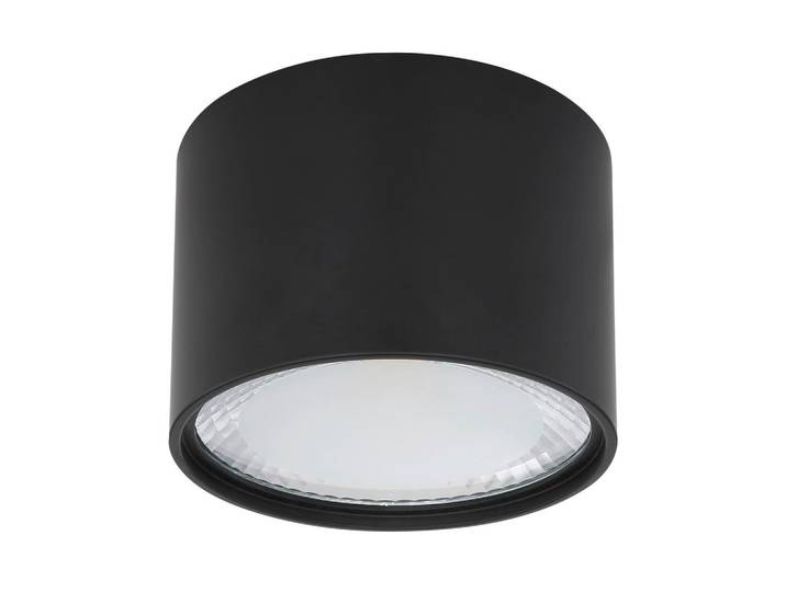Led-Deckenleuchte Serena, Schwarz, Metall, Glas, 8 cm, Lampen & Leuchten, LED Beleuchtung, LED-Deckenleuchten