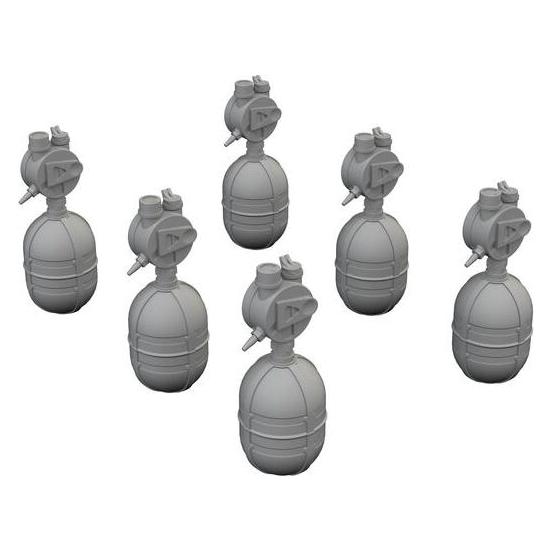 Eduard WWII USAAF oxygen cylinder A-4 PRINT (632199)