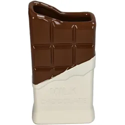 Vase MILK CHOCOLATE (LBH 10,30x5,30x20 cm) - braun - LBH 10,30x5,30x20 cm