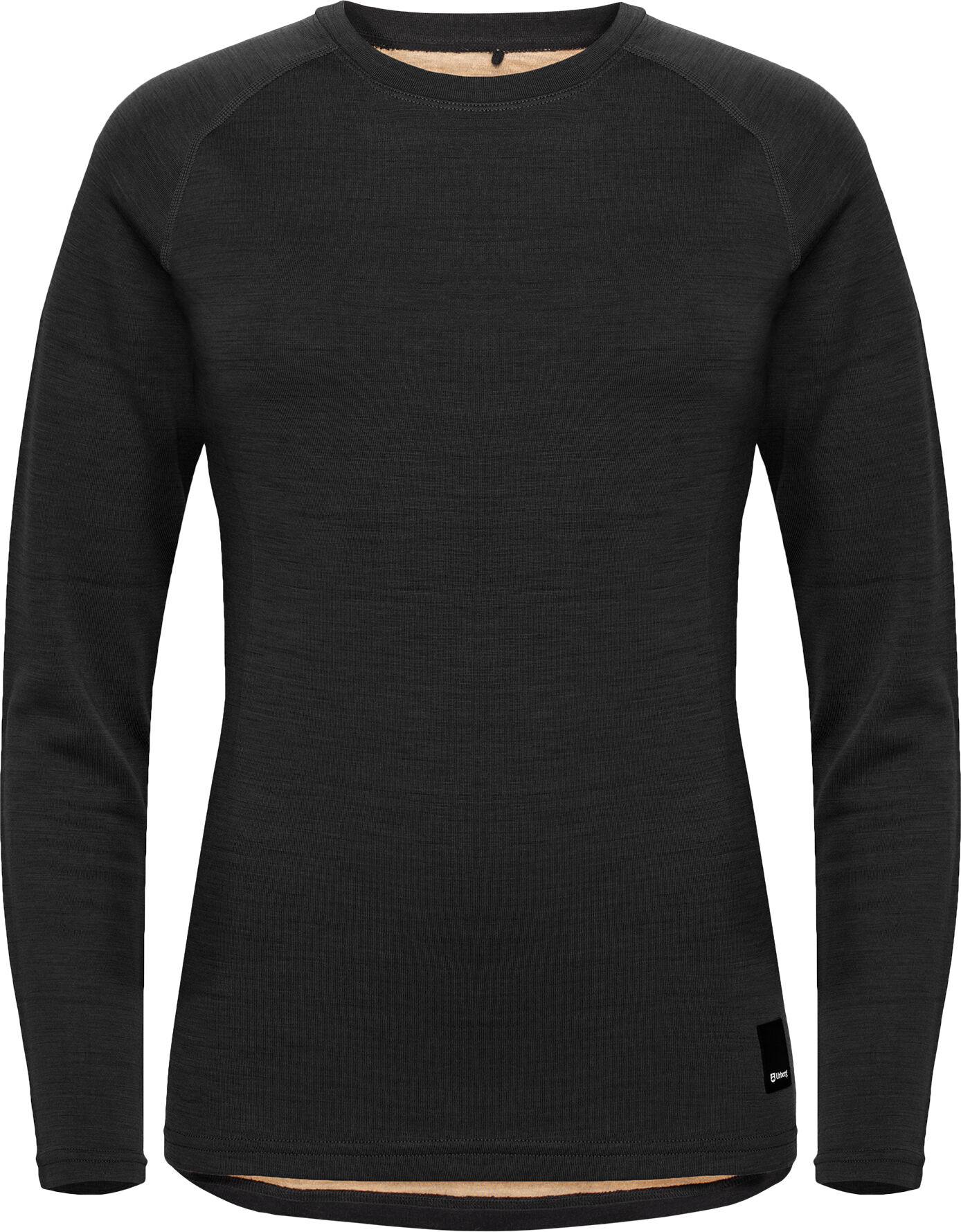 Urberg Women's Selje Merino-Bamboo Top Phantom/Peach Fuzz Phantom/Peach Fuzz L