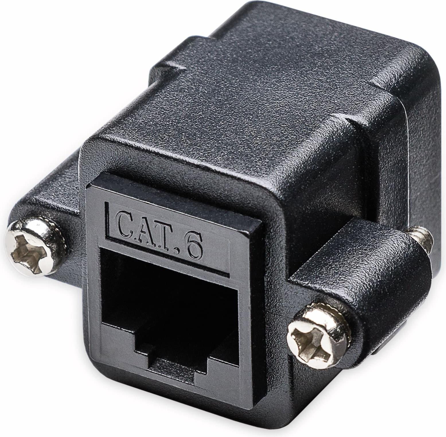 Goobay RJ45 modulaire koppeling met montageflens CAT 6