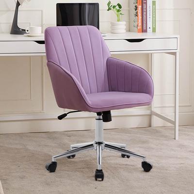 Ostweer Modern Adjustable Office Chair, Ergonomic Swivel Chair with Memory Foam Seat Cushion, for Bedroom Use