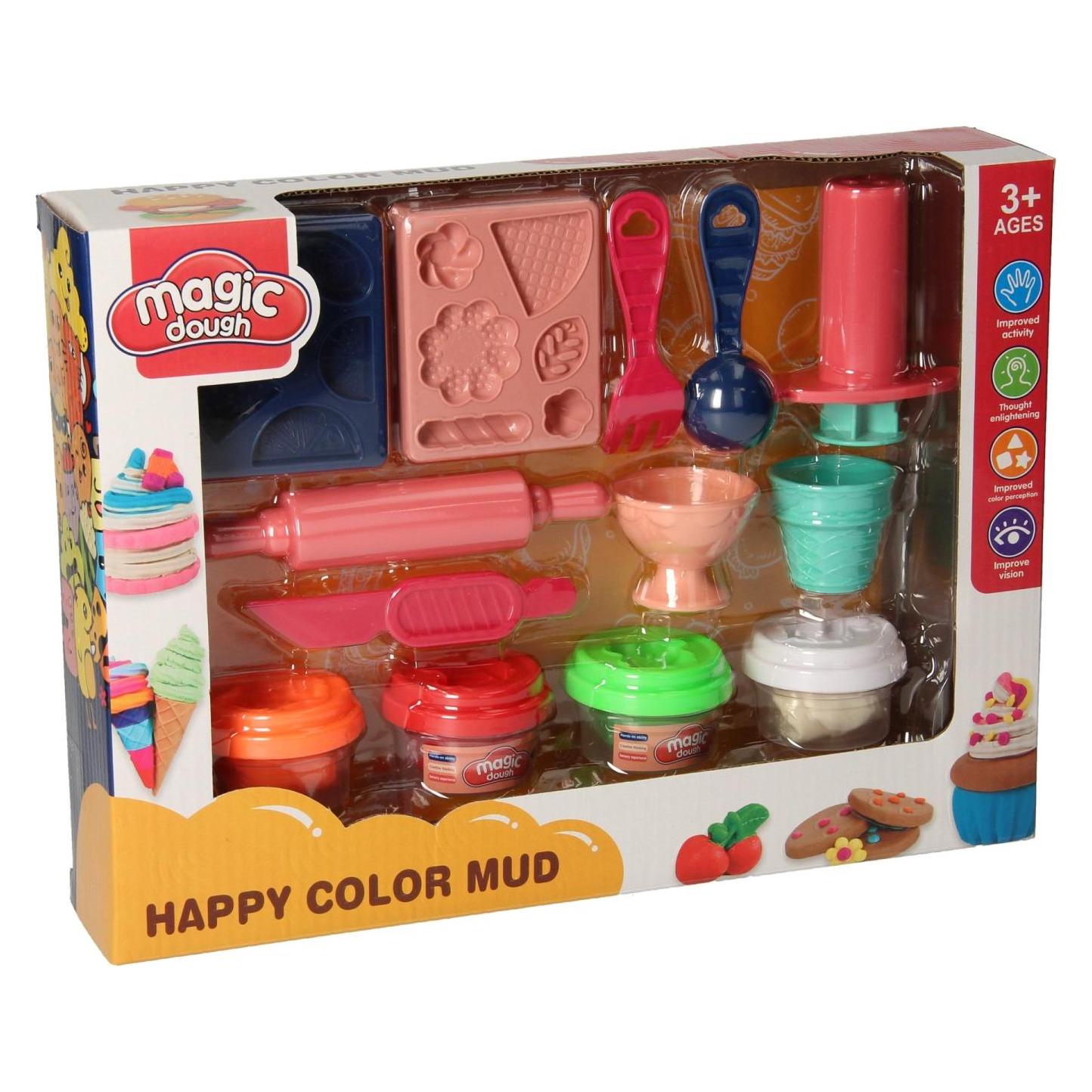 Lobbes Dessertset aus Ton - 4 Tontöpfe (66853660)