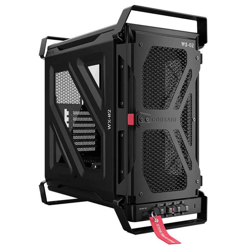 Corsair WARTHOG PC-Gehäuse, Midi-Tower E-ATX, Tempered Glass - schwarz