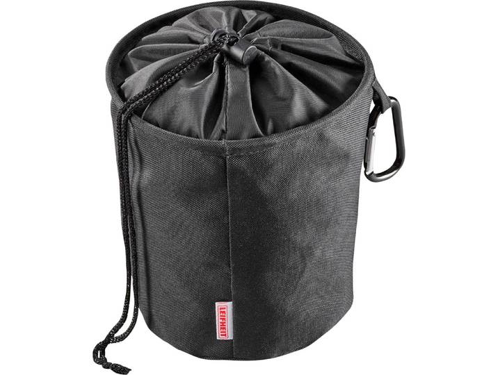 Hängeaufbewahrung LEIFHEIT Wäscheklammerbeutel , schwarz, H:28cm Ø:18,3cm, Polyester, Aufbewahrungsboxen, Hängeaufbewahrung