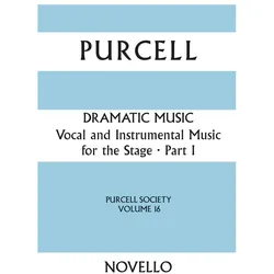 Vocal and Instrumental Music for the Stage vol.1 score, Fachbücher von Henry Purcell