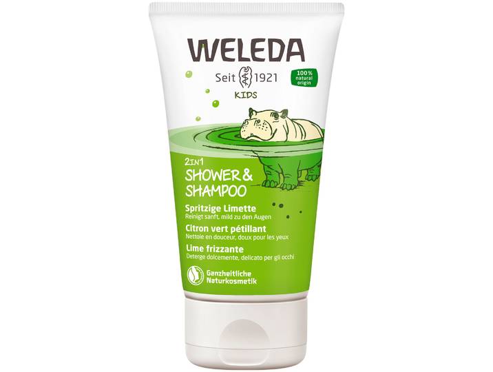 Weleda Kids 2 in 1 Shower & Shampoo Spritzige Limette