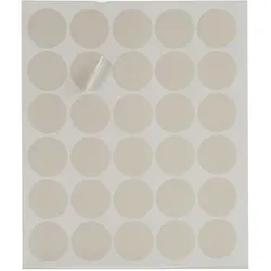 Pincello, Etiketten, Klebeetiketten 1711076 Weiss Ø 25 mm (12 Stück)